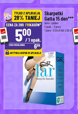 Skarpetki Gatta 15 den 2-pak promocja w POLOmarket