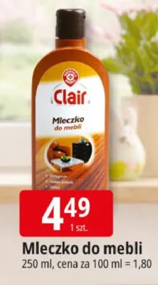 Mleczko do mebli promocja w Leclerc