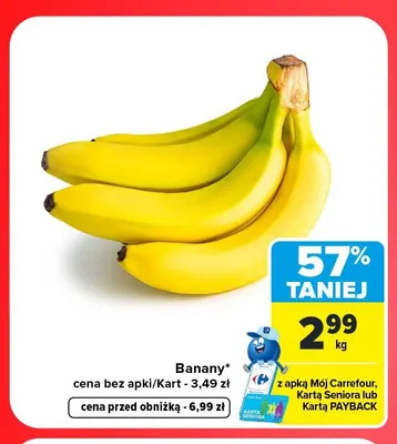 Banany promocja w Carrefour