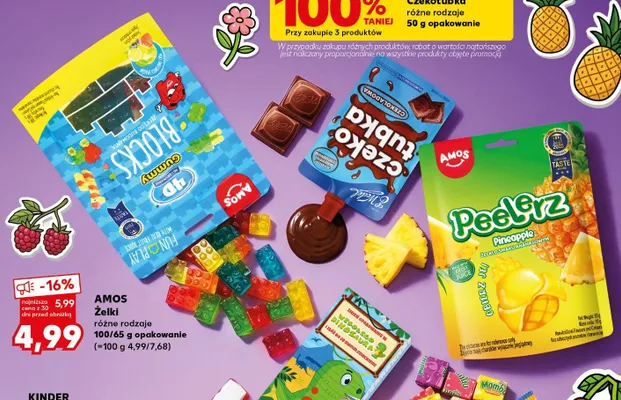 Żelki Amos promocja w Kaufland