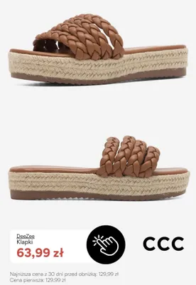 Klapki DeeZee promocja w CCC