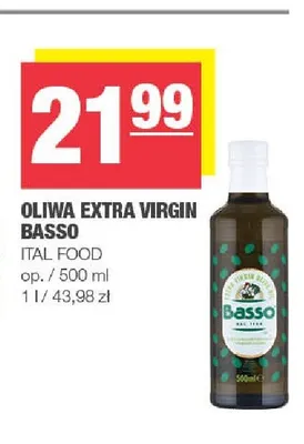 Oliwa extra virgin Basso promocja w SPAR