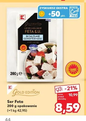 Ser Feta Gold Edition promocja w Kaufland