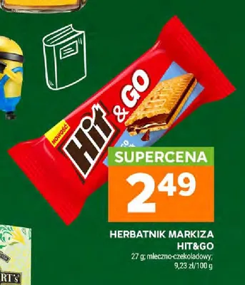 Herbatnik markiza Hit & Go mleczno-czekoladowy promocja w Stokrotka