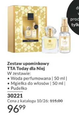 Zestaw upominkowy Avon TTA Today dla Niej promocja w AVON