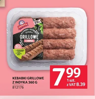 Kebabki grillowe z indyka Indykpol promocja w Selgros