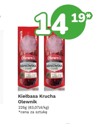 Kiełbasa krucha Olewnik promocja w Limonka
