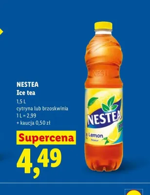 Napój herbaciany Nestea Ice Tea Cytryna promocja w Lidl
