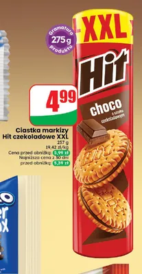 Ciastka markizy Hit czekoladowe XXL promocja w Dino