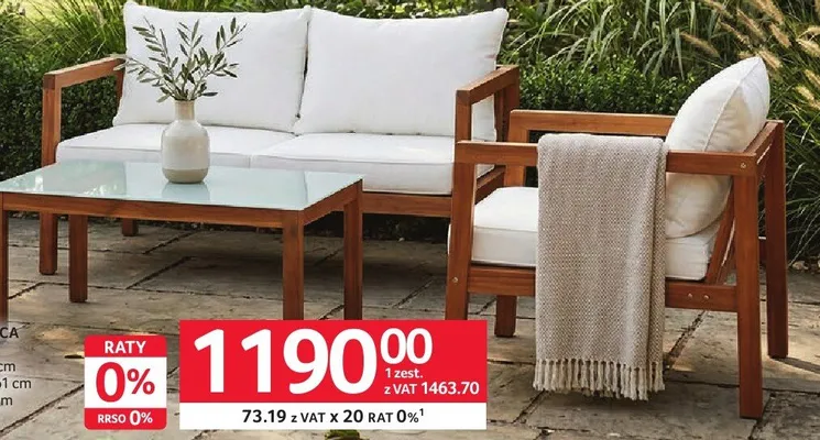 Zestaw mebli Lucca promocja w Selgros