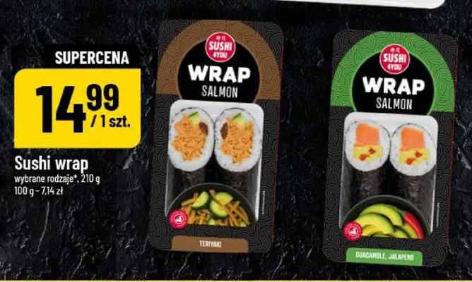 Sushi wrap Salmon Teriyaki Sushi 4You promocja w POLOmarket