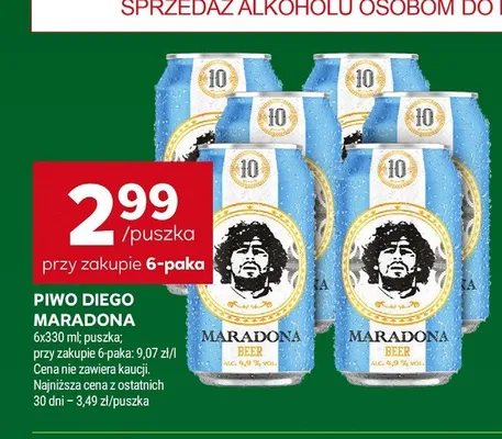 Piwo Diego Maradona promocja w Stokrotka