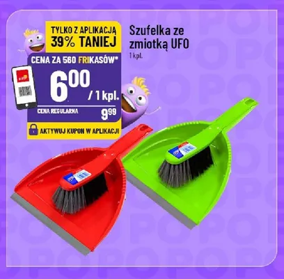 Szufelka ze zmiotką UFO promocja w POLOmarket