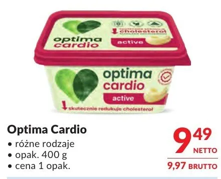 Margaryna Optima Cardio promocja w Makro