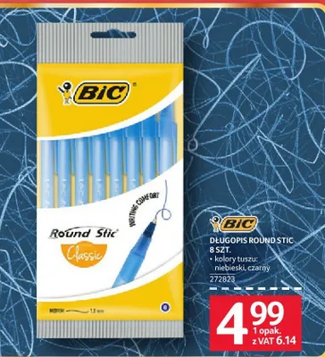 Długopis Round Stic BIC promocja w Selgros