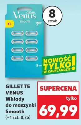 Wkłady do maszynki Smooth promocja w Kaufland