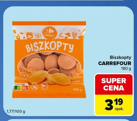 Biszkopty Carrefour promocja w Carrefour Express