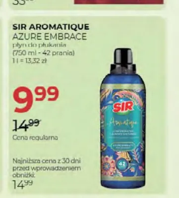 Płyn do płukania Sir Aromatique Azure Embrace promocja w Drogerie Jawa