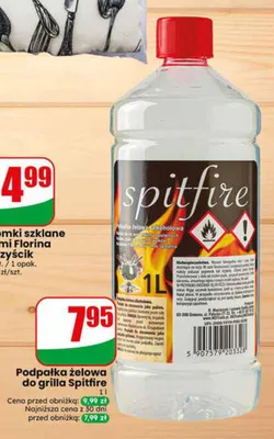 Podpałka żelowa do grilla Spitfire promocja w Dino