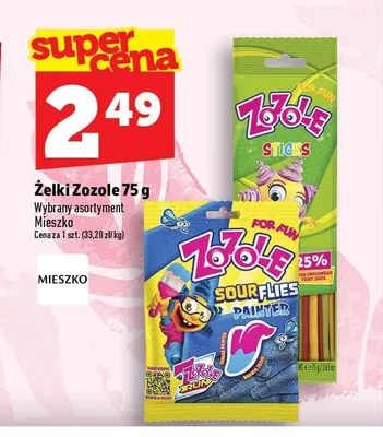 Żelki Sour Flies Painter Zozole promocja w TOPAZ