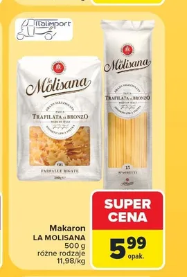 Makaron Spaghetti La Molisana promocja w Carrefour Market
