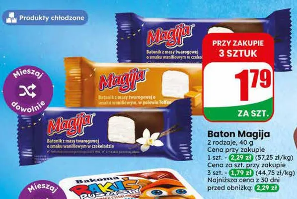 Baton magija 2 rodzaje promocja w Dino