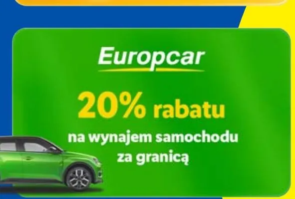 Wynajem samochodu Europcar promocja w Lidl