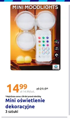 Mini oświetlenie dekoracyjne 3 sztuki promocja w Action