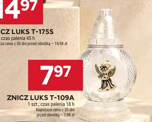 Znicz Luks T-109A promocja w Stokrotka