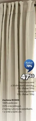 Zasłona ROXEN promocja w Jysk
