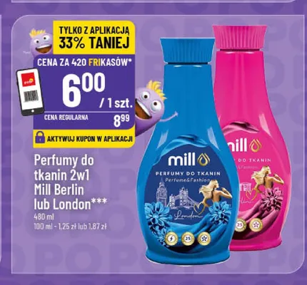 Perfumy do tkanin 2w1 Mill Berlin promocja w POLOmarket