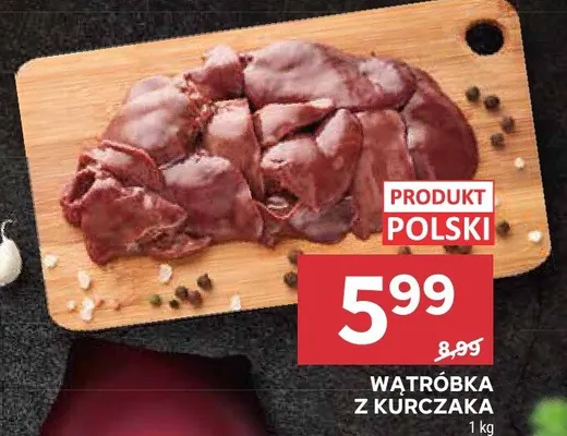 Wątróbka z kurczaka promocja w Stokrotka
