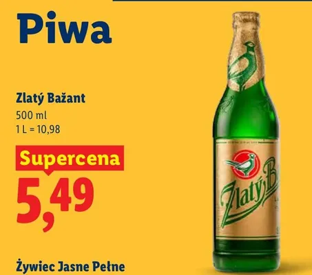 Piwo  promocja w Lidl