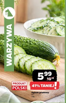 Ogórek gruntowy Z Zieleniaka promocja w Netto