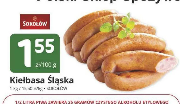 Kiełbasa Śląska Sokołów promocja w Marketvita
