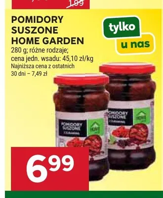 Pomidory suszone Home Garden promocja w Stokrotka