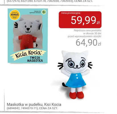 Maskotka w pudełku Kici Kocia promocja w Smyk