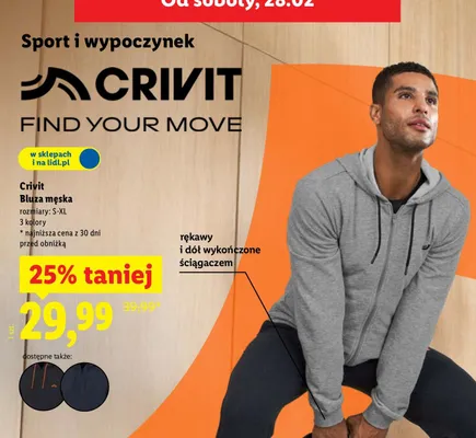 Bluza męska promocja w Lidl