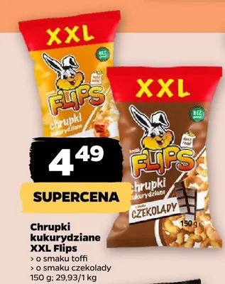 Chrupki kukurydziane XXL o smaku toffi promocja w Netto