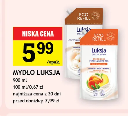 Mydło Luksja Cotton Milk promocja w Gram Market