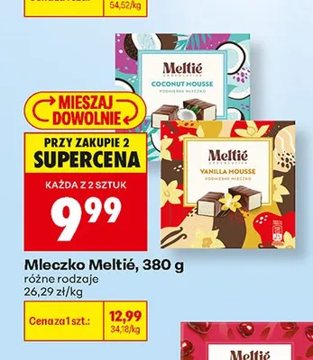 Mleczko Meltié Coconut Mousse promocja w Biedronka