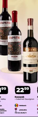 Wino czerwone Kazayak Cabernet-Sauvignon mołdawskie promocja w Netto