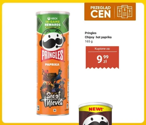 Chipsy Pringles hot paprika promocja w Dino
