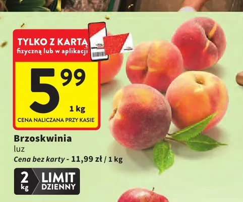 Brzoskwinie promocja w Intermarche