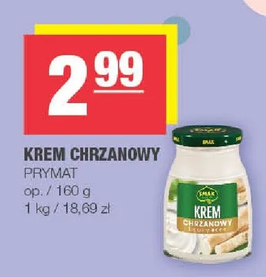 Krem chrzanowy promocja w SPAR