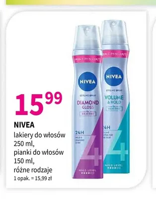 Pianka do włosów Nivea promocja w Drogerie Polskie