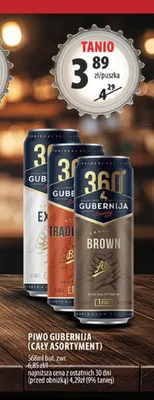 Piwo Gubernija Brown Ale promocja w Arhelan