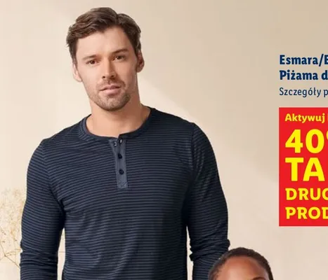 Piżama męska promocja w Lidl