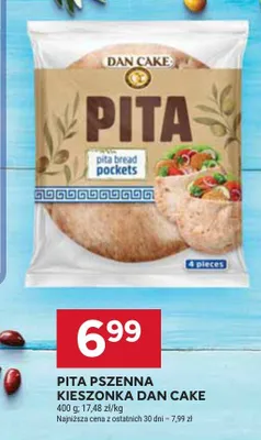 Pita pszenna kieszonka Dan Cake promocja w Stokrotka