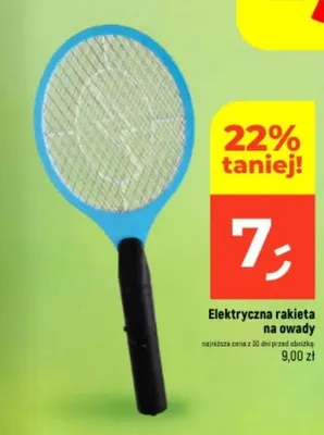 Elektryczna rakieta na owady promocja w Dealz